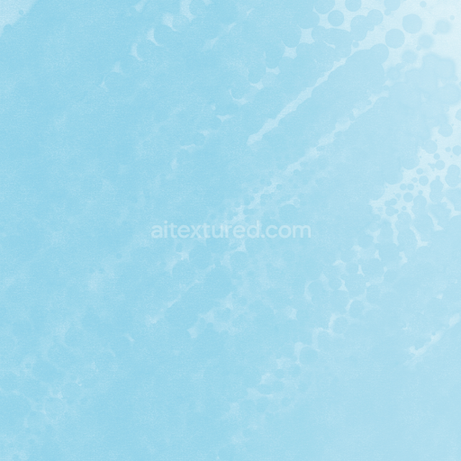 Seamless 3D PBR Light Blue Watercolor Paper Texture with Subtle Speckled Patterns