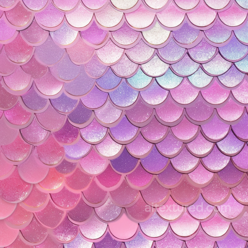 Mermaid Scale Texture Featuring Pink and Purple Shimmering Scales seamless Mermaid Scale  PBR texture