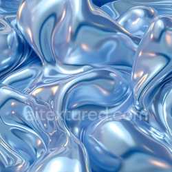 seamless Seamless 3D Inflated Glossy Blue Vinyl Texture with Fluid Puckered Surface texture 8k free download PBR