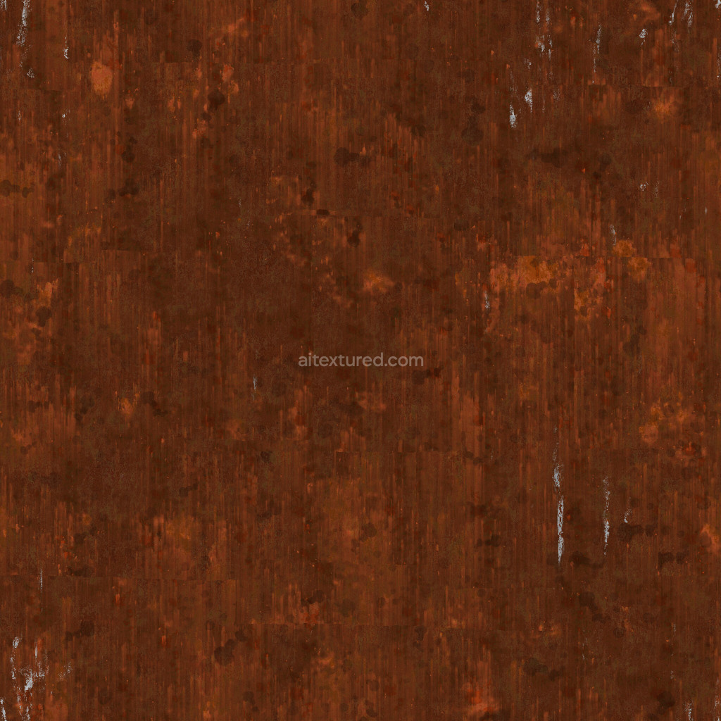 Rusty seamless metal plates PBR texture image