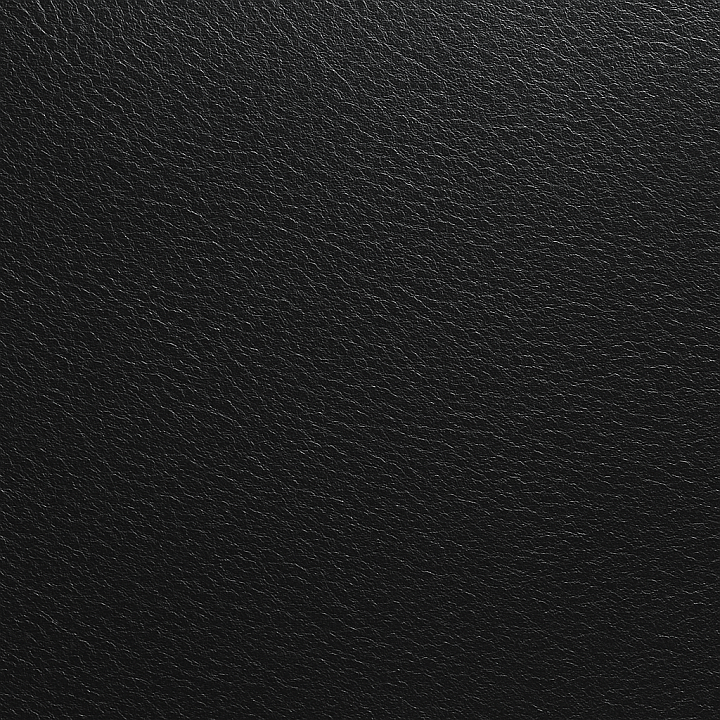 Embossed Black Leather with Fine Grain seamless PBR texture preview