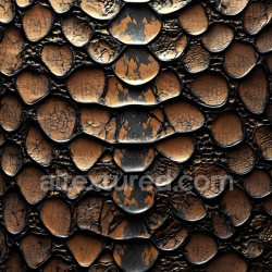 seamless Seamless 3D Reptile Skin PBR Texture Featuring Cracked, Glossy Scales texture 8k free download PBR