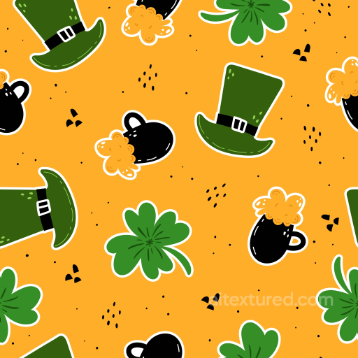 Featuring St seamless St patrick digital paper bundle PBR texture