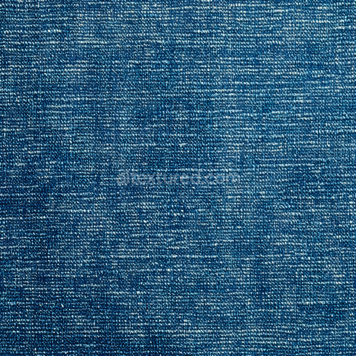 Seamless 3D Cracked Denim Fabric PBR Texture with Blue Weave Pattern
