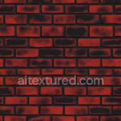 seamless Seamless 3D PBR Cracked Red Brick Wall Texture with Dark Weathered Spots texture 8k free download PBR