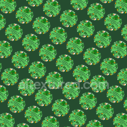 seamless Seamless 3D PBR St Patrick Day Festive Pattern Texture with Shamrocks and Beer texture 8k free download PBR