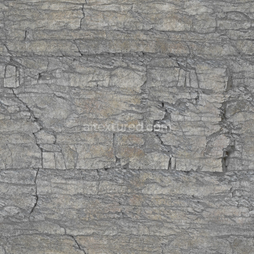 Rock Seamless Pbr Texture Natural Surface Gray Stone Weathered Tileable