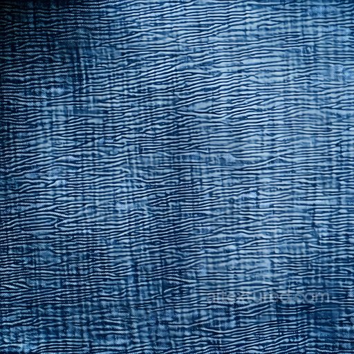 Cracked Denim Texture with Linear Blue Striations - PBR Ready seamless Denim jeans PBR texture