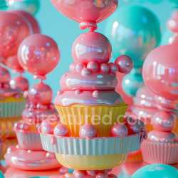 seamless Seamless 3D Inflated Glossy Pink Vinyl Panels PBR Texture texture 8k free download PBR