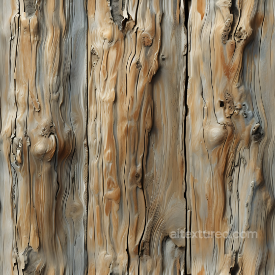 Weathered Reclaimed Wood Planks PBR Texture with Natural Knots and Cracks Wood texture preview