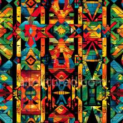 seamless Seamless 3D PBR Texture of Colorful Abstract Geometric Graffiti Pattern texture 8k free download PBR