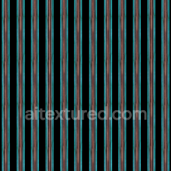 seamless Seamless 3D PBR Texture of Watercolor Striped Fabric in Black, Blue, and Brown texture 8k free download PBR