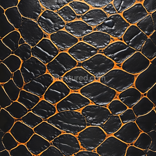 Seamless 3D Reptile-Style Skin PBR Texture with Scaly Surface and Organic Detailing