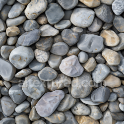 seamless Seamless 3D Pebble Stone Ground PBR Texture with Smooth Rounded Rocks and Natural Color Variation texture 8k free download PBR