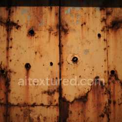 seamless Seamless 3D PBR Rusted Metal Texture Featuring Weathered Cracks and Holes texture 8k free download PBR