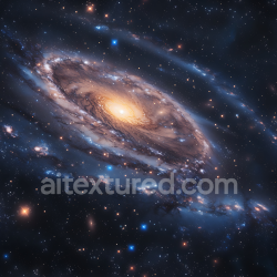 seamless Seamless 3D PBR Texture of a Spiral Galaxy with Cosmic Starfield and Glowing Nebula Clouds texture 8k free download PBR