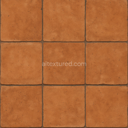 Natural Terracotta Tile Texture Seamless 1024X1024
