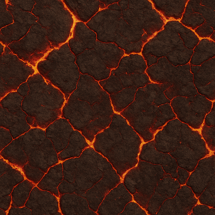 Ancient Fire Ground seamless PBR texture preview