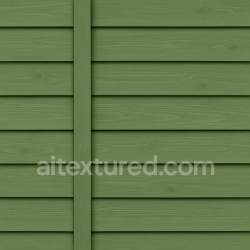 seamless Seamless 8k 3d texture pbr garden fence with horizontal slats and painted wood in green fence style texture 8k free download PBR
