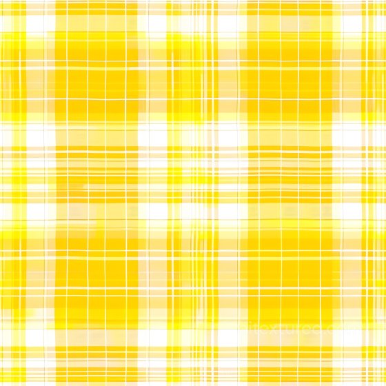 Of Bright Yellow And White Plaid Fabric Pattern Plaid texture preview