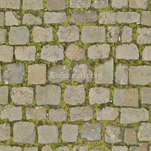 Paving Stones Tileable Seamless Pbr Texture Cobblestone