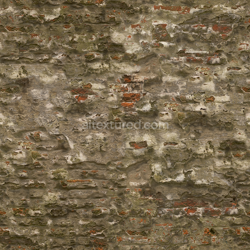 Rough Plaster Brick — Plaster Brick Rough Rough Uneven Plaster — PBR seamless 3D texture