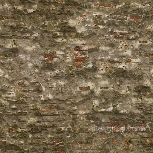 Rough Plaster Brick seamless Brick PBR texture