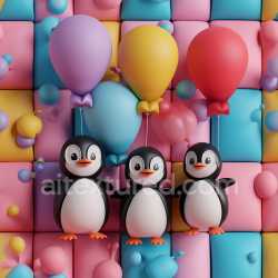 seamless Seamless 3D Inflated Vinyl Panels PBR Texture in Pastel Colors with Puffy Square Cells texture 8k free download PBR