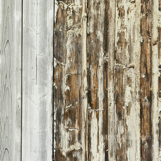 Weathered Painted Wood Planks Texture with Peeling Paint and Natural Grain Wood texture preview