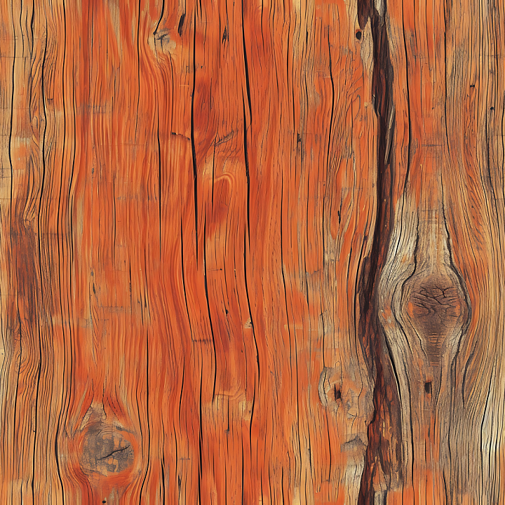 Weathered Pine Wood Planks with Rustic Knots seamless PBR texture preview
