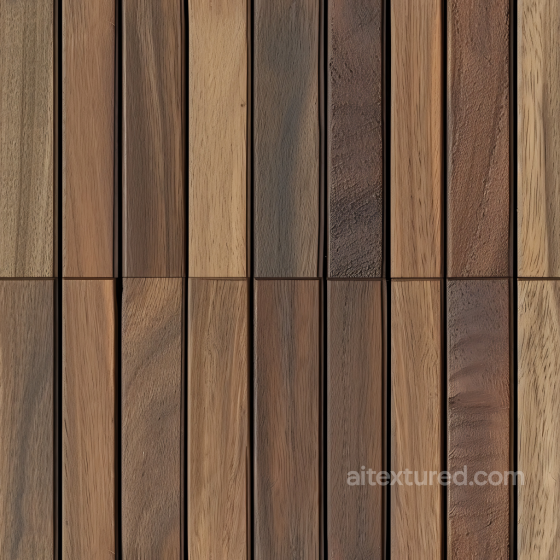 Wood Texture of Mixed Hardwood Floor with Varied Grain and Natural Finish Wood texture preview