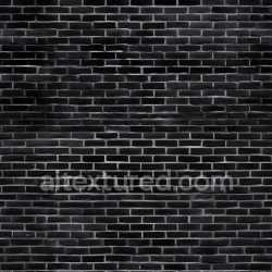seamless Seamless 3D Black Cracked Brick Wall PBR Texture with Subtle Surface Damage texture 8k free download PBR