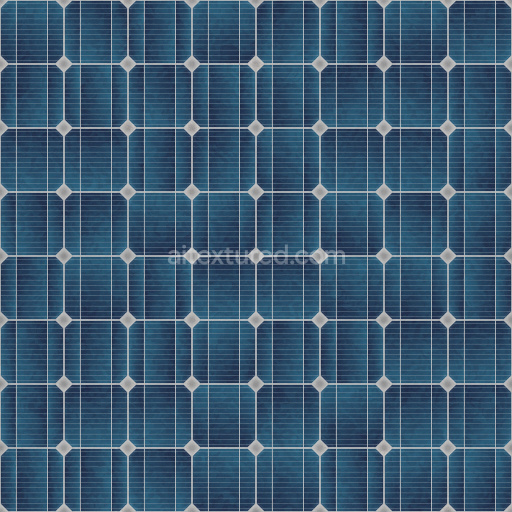 Solar Panel Blue Tileable Pbr Texture Metallic Reflective Grid Modern