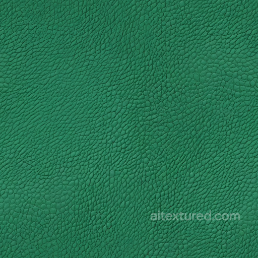 Vibrant Green Pebbled Leather Seamless Texture with Natural Grain seamless Leather PBR texture