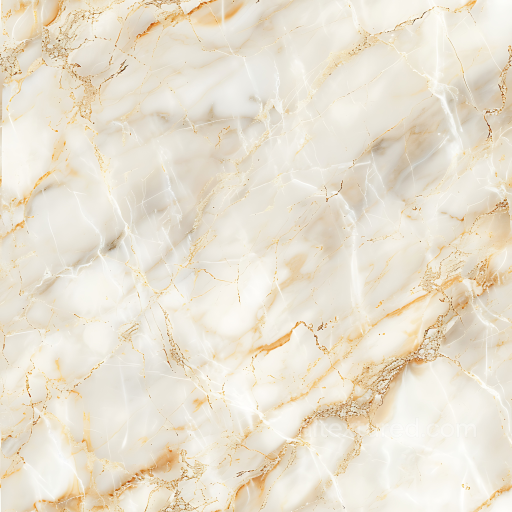 Crema Perla Natural Marble Texture with Subtle Golden Veins and Glossy Finish seamless Marble PBR texture