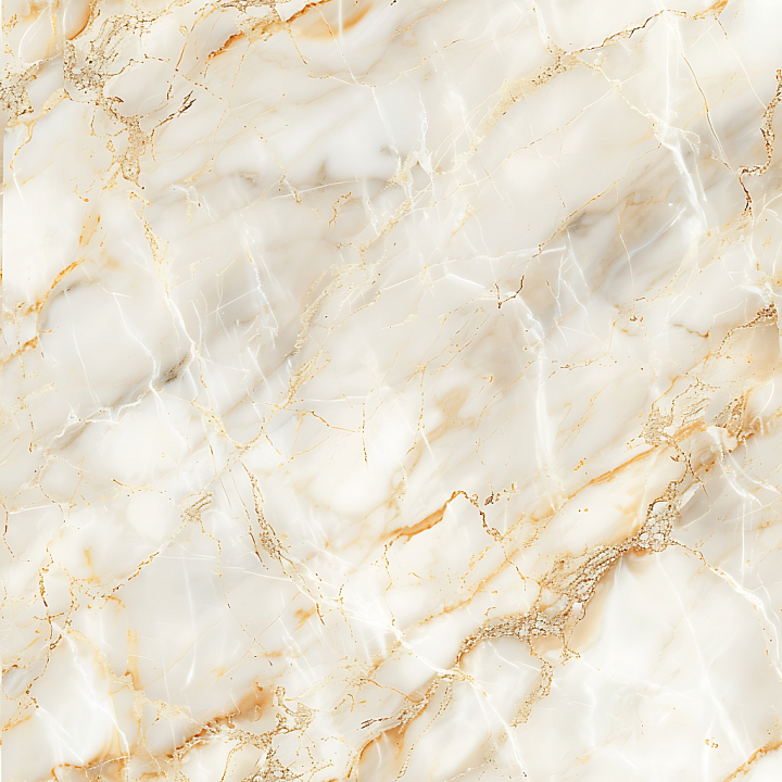 Crema Perla Natural Marble with Subtle Golden Veins and Glossy Finish seamless PBR texture preview