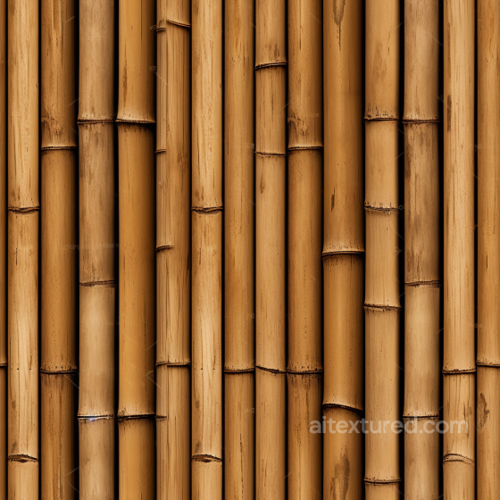 Vertical Bamboo Culms in Warm Tan Colors Seamless Texture Bamboo texture preview