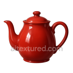 seamless Red Teapot Ceramic texture 8k free download PBR