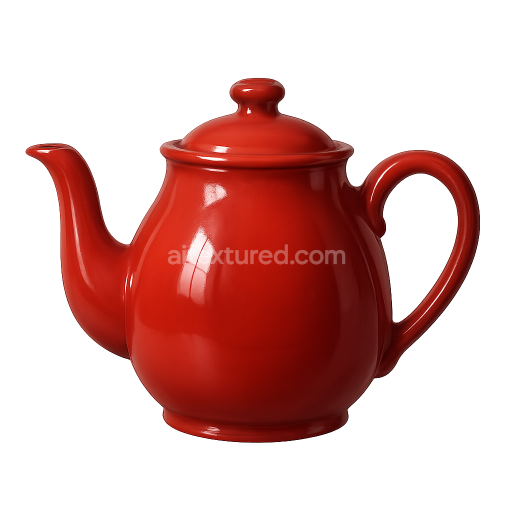 Red Teapot Ceramic
