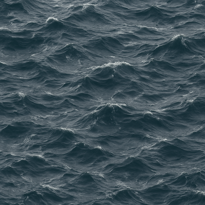 Heavy Ocean seamless PBR texture preview