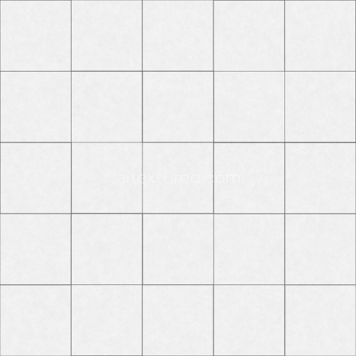 Decorative Ceramic Tiles with 3D Flower Pattern | Free PBR