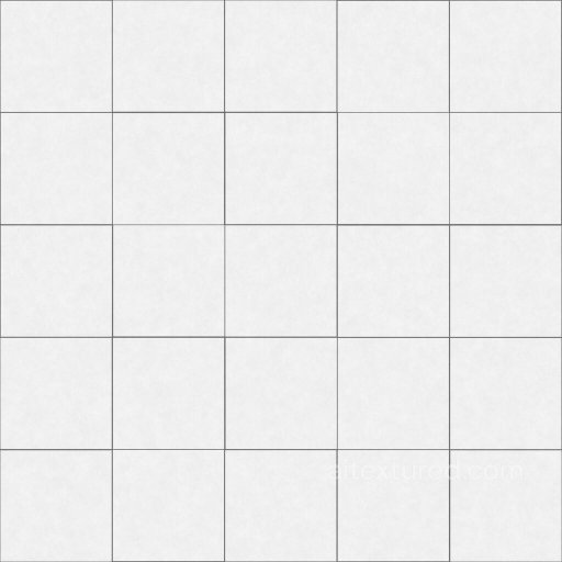 Decorative Ceramic Tiles with 3D Flower Pattern | Free PBR seamless Tile PBR texture