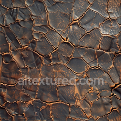 seamless Seamless 3D PBR cracked aged leather texture with deep fissures and distressed finish texture 8k free download PBR