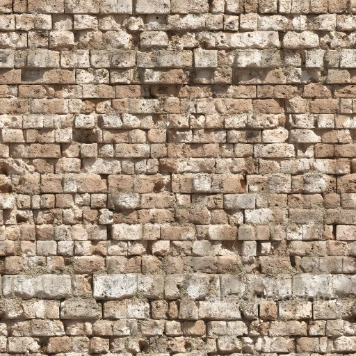 Weathered Cracked Brick Wall Seamless Texture with Rough Surface seamless Brick PBR texture