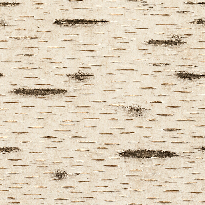 Decorative Birch Bark seamless PBR texture preview