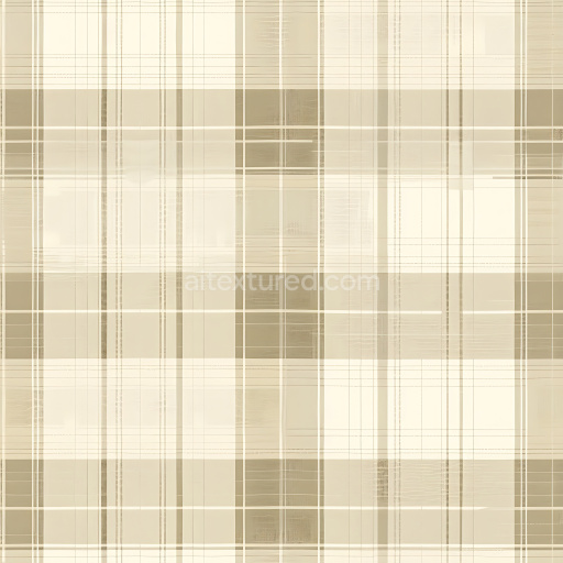 Seamless 3D PBR Light Beige Plaid Metal Texture with Subtle Vertical and Horizontal Lines