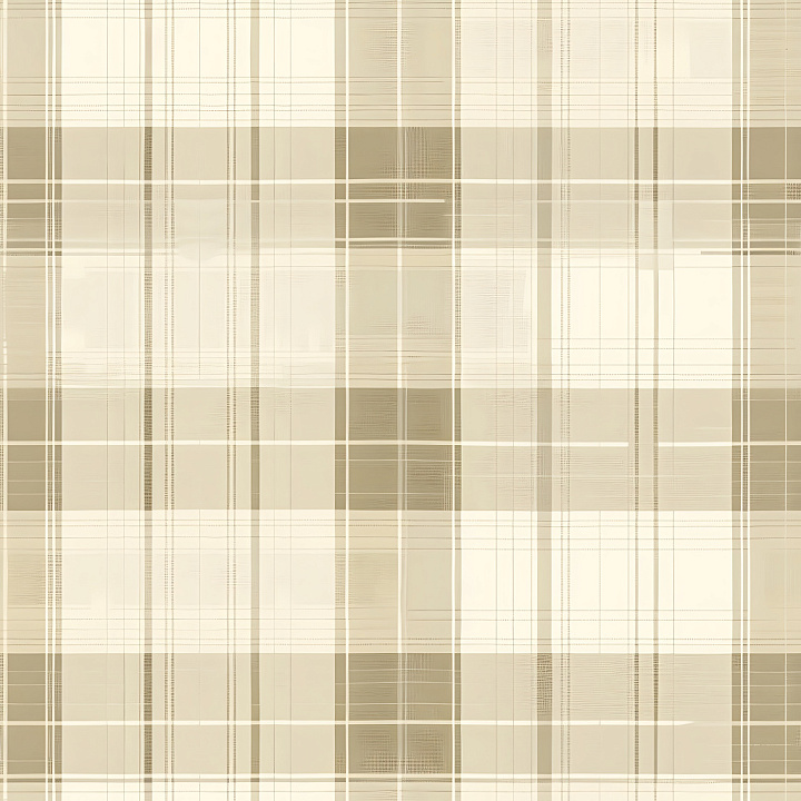 Plaid Featuring Soothing Beige Tones and Delicate Linework seamless PBR texture preview