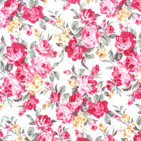 Fabric Texture Featuring Pink and Yellow Wild Flower Pattern Wild Flower texture preview