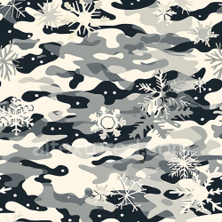 seamless Seamless 3D Arctic Snow Camouflage PBR Texture with Layered Snowflakes texture 8k free download PBR