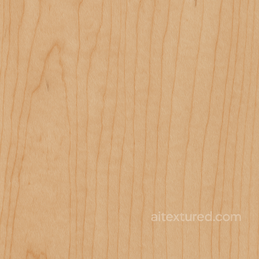 Maple Wood With Tight Grain And Matte Finish seamless Furniture wood PBR texture